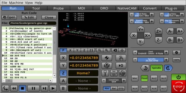 Cnc программа для linux